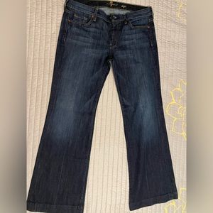 EUC Seven for all Mankind Dojo jeans. Dark rinse.